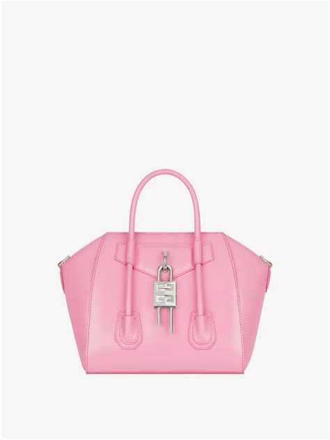 givenchy antigona mini pink|mini antigona lock denim tote bag.